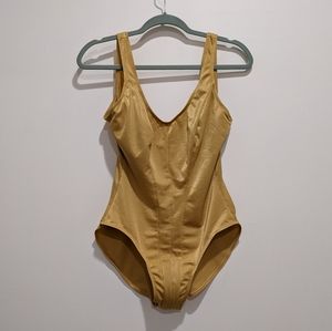 VINTAGE Sunbird 18 Gold Swimsuit